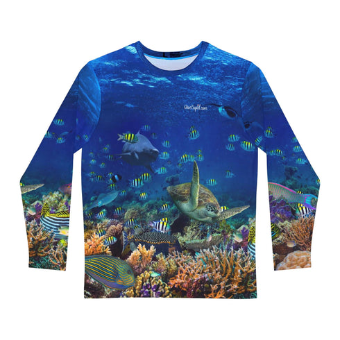 Dive Cupid Coral Reef Relaxed Fit Rash Guard UPF 50+